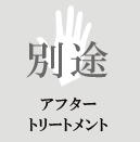 アフタートリートメント別途